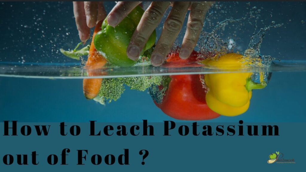 How to extract potassium from fruits and vegetables?