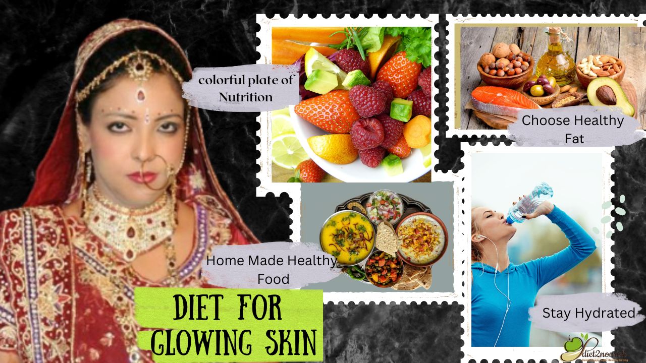 bridal diet chart for glowing skin