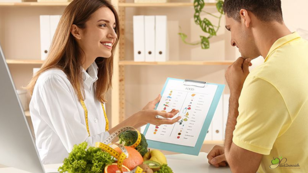 What are the important factors that a nutritionist for a Gym can take care of