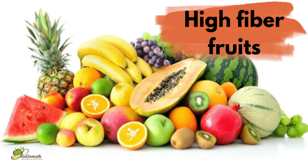 Fruits rich in fibre