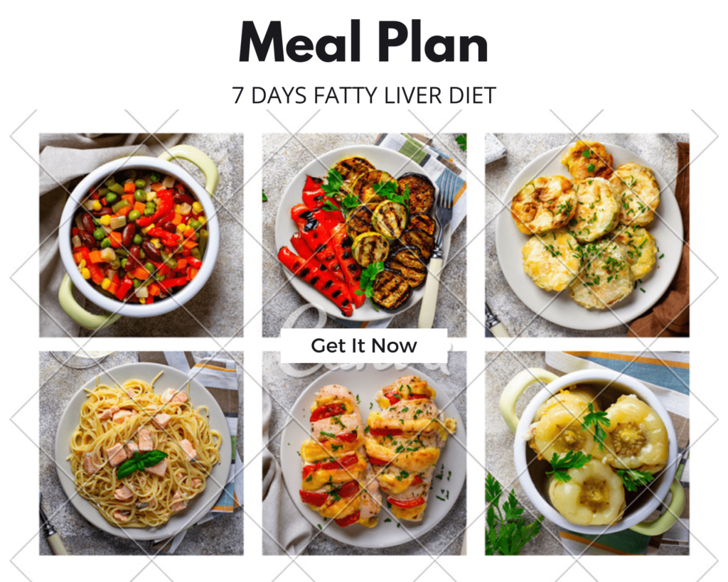 7day meal plan for Fatty liver
