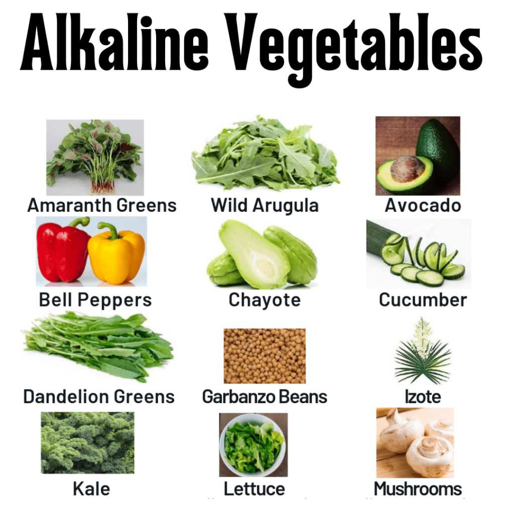 Alkaline vegetable 