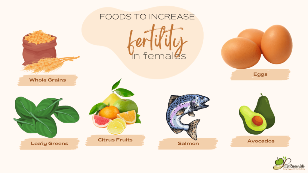  foods to increase fertility in females