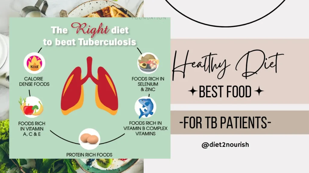 7-Days diet chart for a TB patient