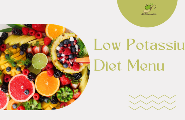 Low Potassium Diet Menu