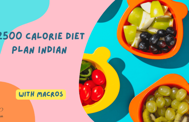 2500 Calorie Diet Plan Indian