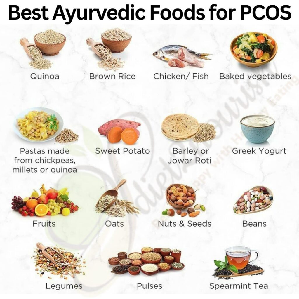 Ayurvedic foods for PCOS