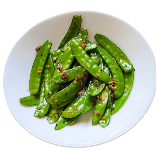 Stir fried peas
