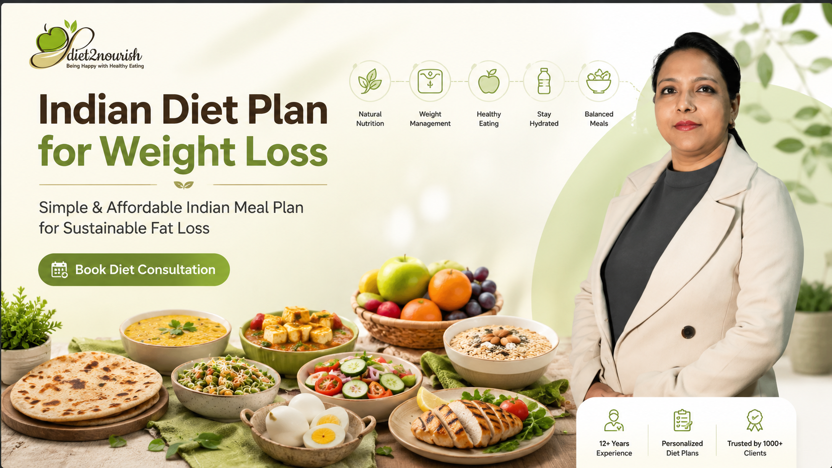 Indian diet plan for weight loss with healthy affordable Indian foods