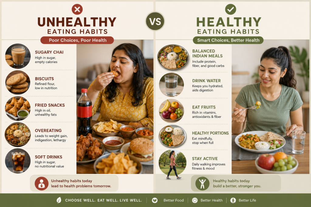 common Indian eating mistakes that slow down weight loss