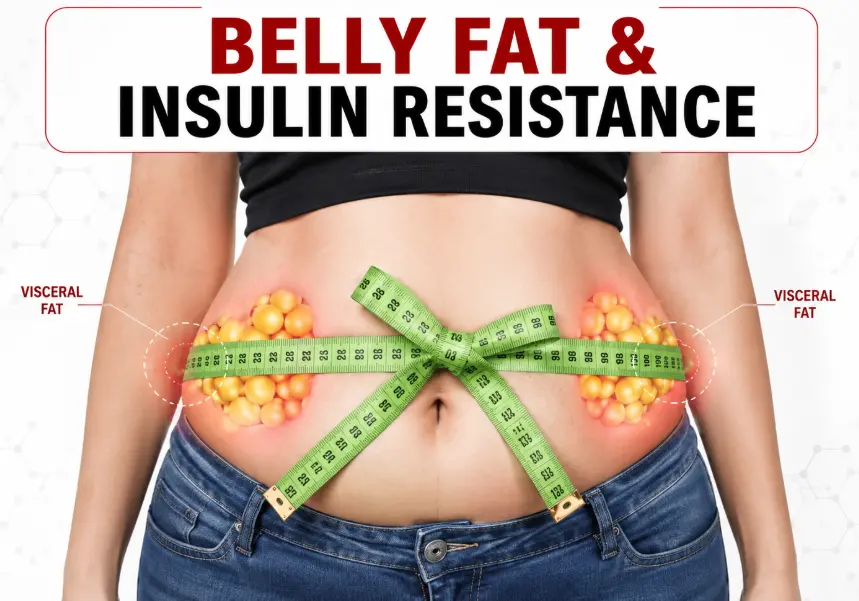 Insulin resistance and belly fat connection
